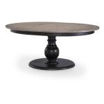 Complete Round Table Dining Sets Black 24