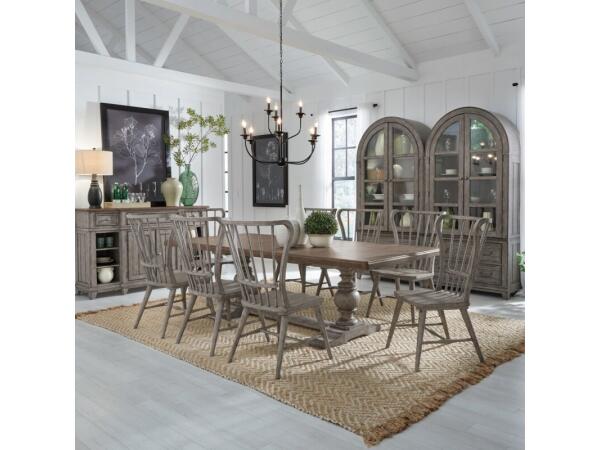 River Place 9 Piece Trestle Table Set Dining Sets Dining Sets