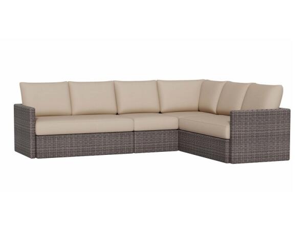 Ashford Outdoor L-Shaped Sectional Outdoor Sofas Bassett Furniture 2