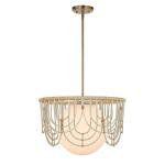 Arches, 1 Lt Pendant Lighting Cream 18