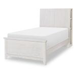 Complete Bookcase Bed Twin Youth Beds Bleached Linen 11