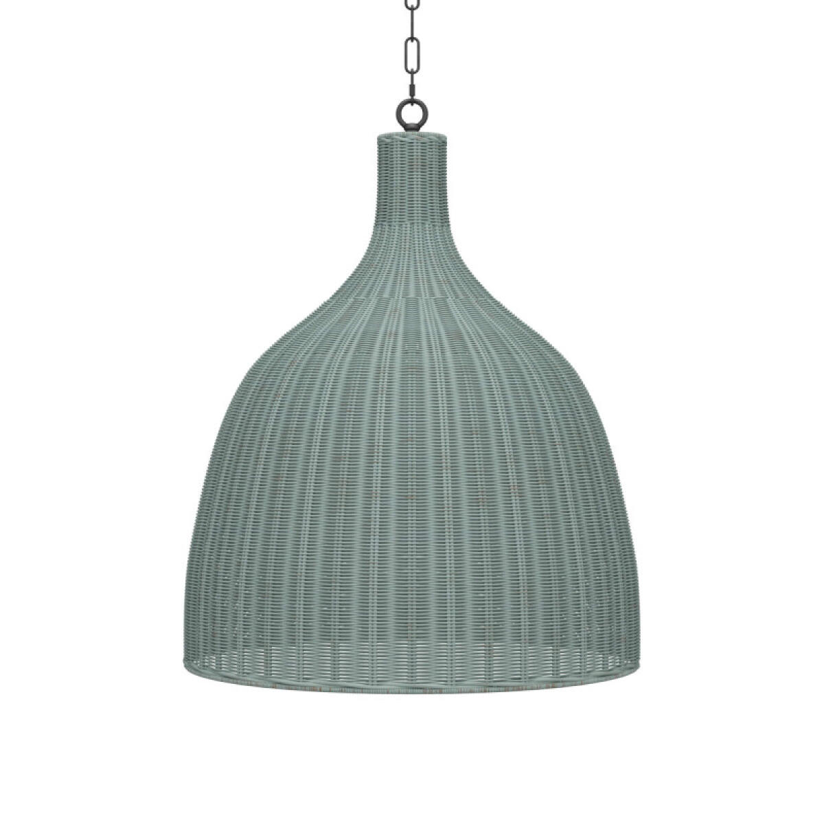 Hampton Rattan Pendant Large Lighting Blue 2 Hampton Rattan Pendant Large Lighting Blue 2