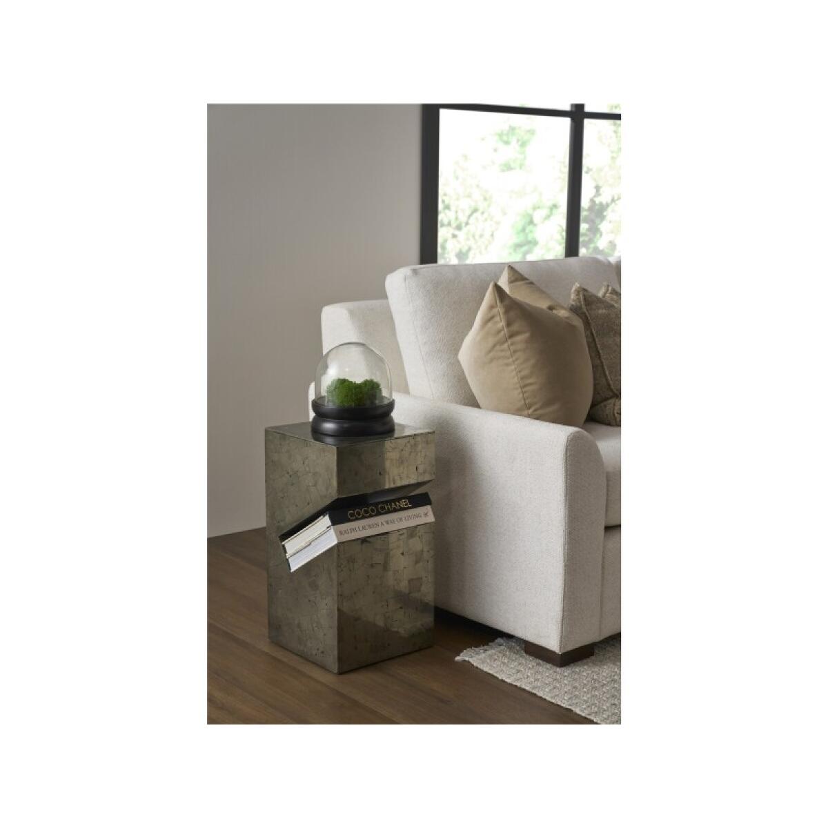 df9557ec25b7397d027059d889a833fd Modern Pyrite Side Table - Image 1