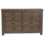 Thornwood Hills 8 Drawer Dresser Dressers Brown 15