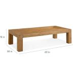 Andora Rectangular Cocktail Table Outdoor Tables Andora Weathered Natural 11