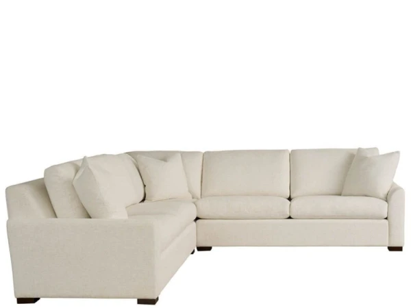 Anna 3 pc Sectional Sectionals Cream 8