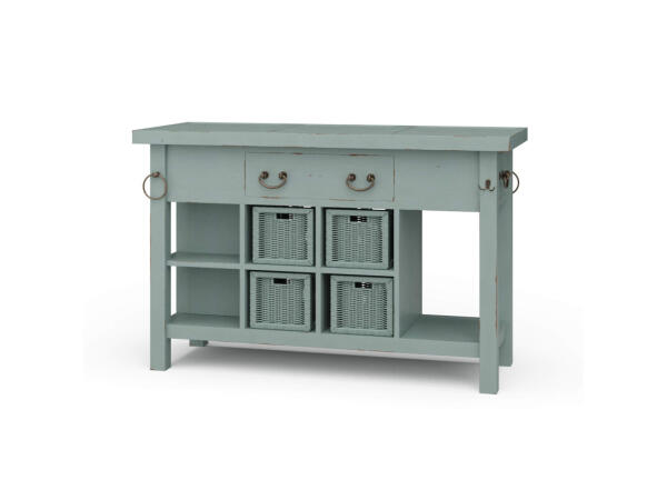 Umbria Kitchen Island Small Dining Tables Blue