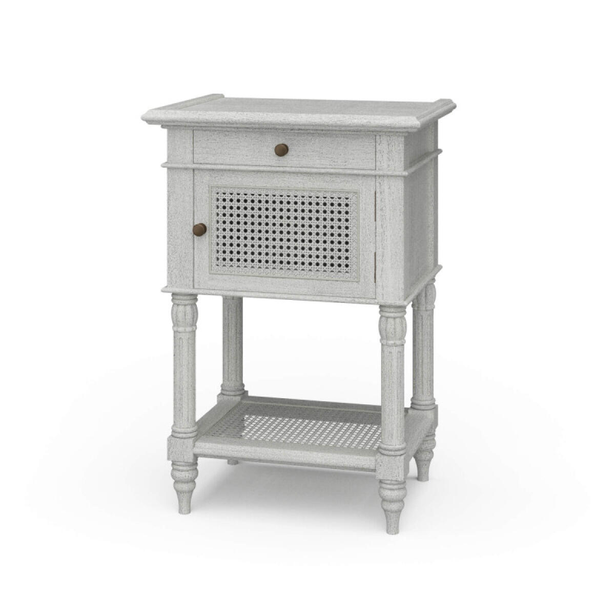 e003560d367f420469352cff2b0ed2f6 Montego Square End Table W/ Drawer & Rattan Door - Image 1