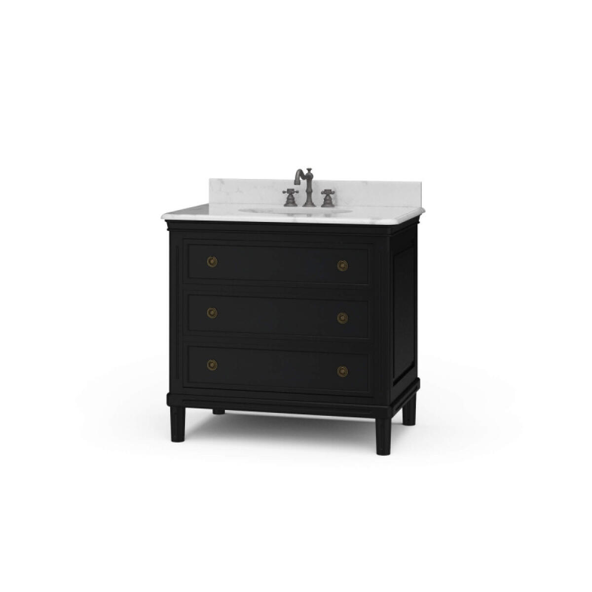 e0258e661ef007bbed9d0253189727ad Hayward Single Vanity W/ Sink & Marble Top - Image 1