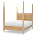 Complete Poster Bed Full 4/6 Natural Hickory Youth Beds Brown 8