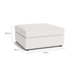 Beckham Outdoor Ottoman - Image 3