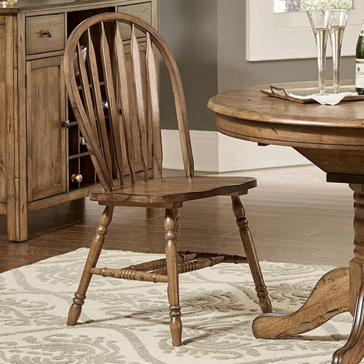 Carolina Crossing Windsor Side Chair Chairs & Benches Antique Honey 2 Carolina Crossing Windsor Side Chair Chairs & Benches Antique Honey 2