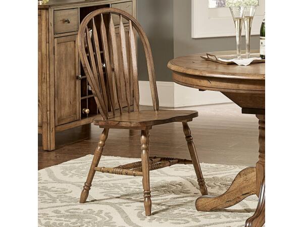 Carolina Crossing Windsor Side Chair Chairs & Benches Antique Honey