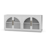 Vannes 4 Door Sideboard W/ Glass Shelves