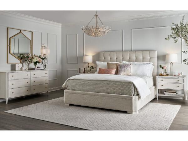 Love. Joy. Bliss.-Miranda Kerr Home Uptown King Bed Beds Alabaster