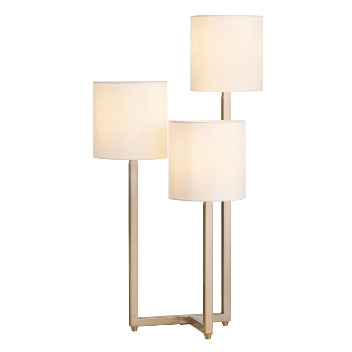 Bardot Triple Arm Lamp Lighting Brass 2 Bardot Triple Arm Lamp Lighting Brass 2