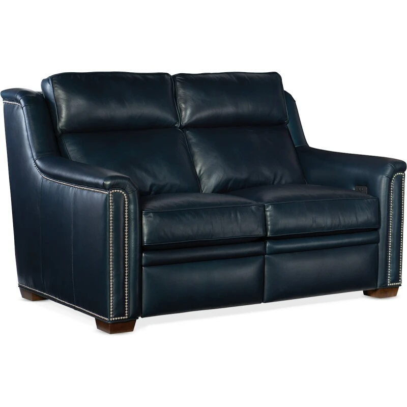 e10357051e8d45e77bc8feafc9bc3776 Raiden Reclining Loveseat with Power Headrest - Two Piece Back - Image 1