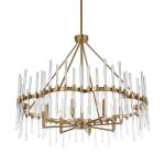 Crystal Stick, 8 Lt Chandelier Lighting Gold 26