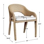 Kavali Outdoor Dining Armchair - Image 15