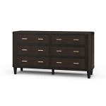 Lexington 6 Drawer Dresser W/ Rattan