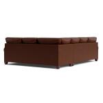 Carolina Leather L-Shaped Roll Arm Sectional - Image 4