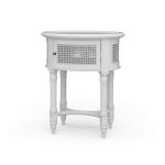 Montego Side Table W/ Rattan Door