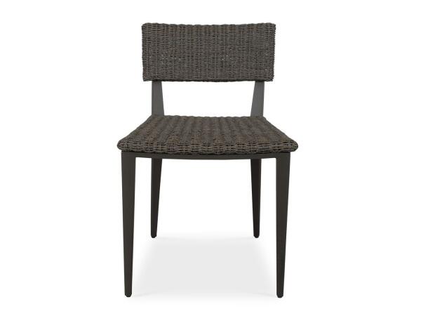 Calbas Outdoor Dining Chair, Java Outdoor Dining Chairs Brown