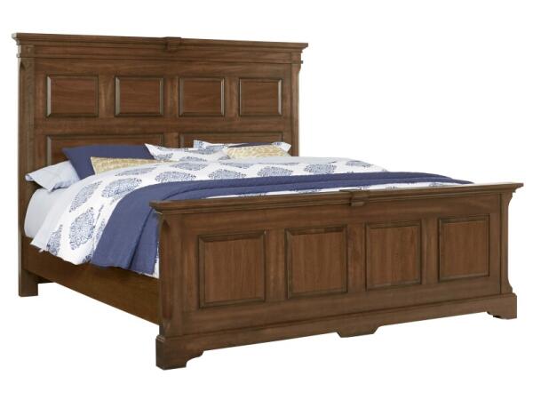 Heritage Cal King Mansion Bed Beds Amish Cherry