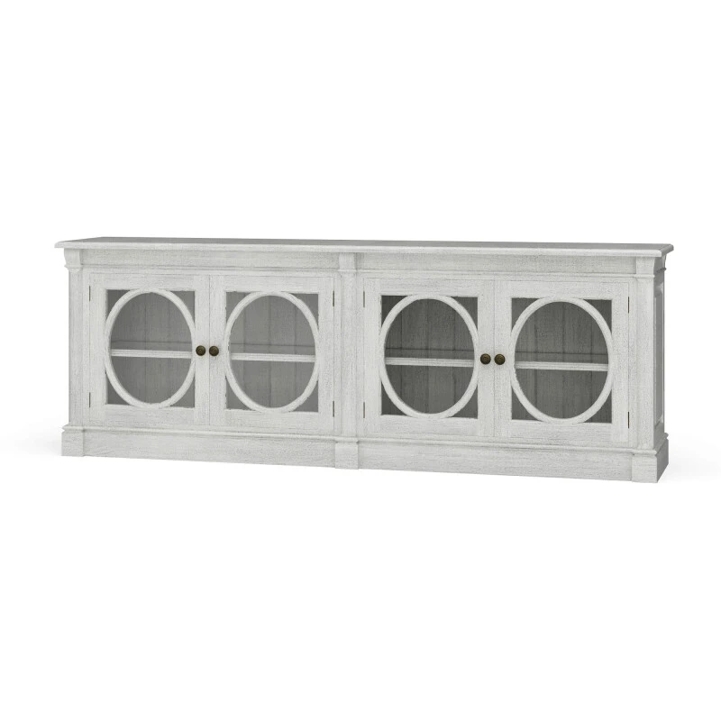 e1aa80ce2236a5292e71b55f34a470ca Fiona 4 Door Buffet W/ Glass Shelves - Image 1