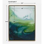 Serene Green Framed Canvas - Image 7