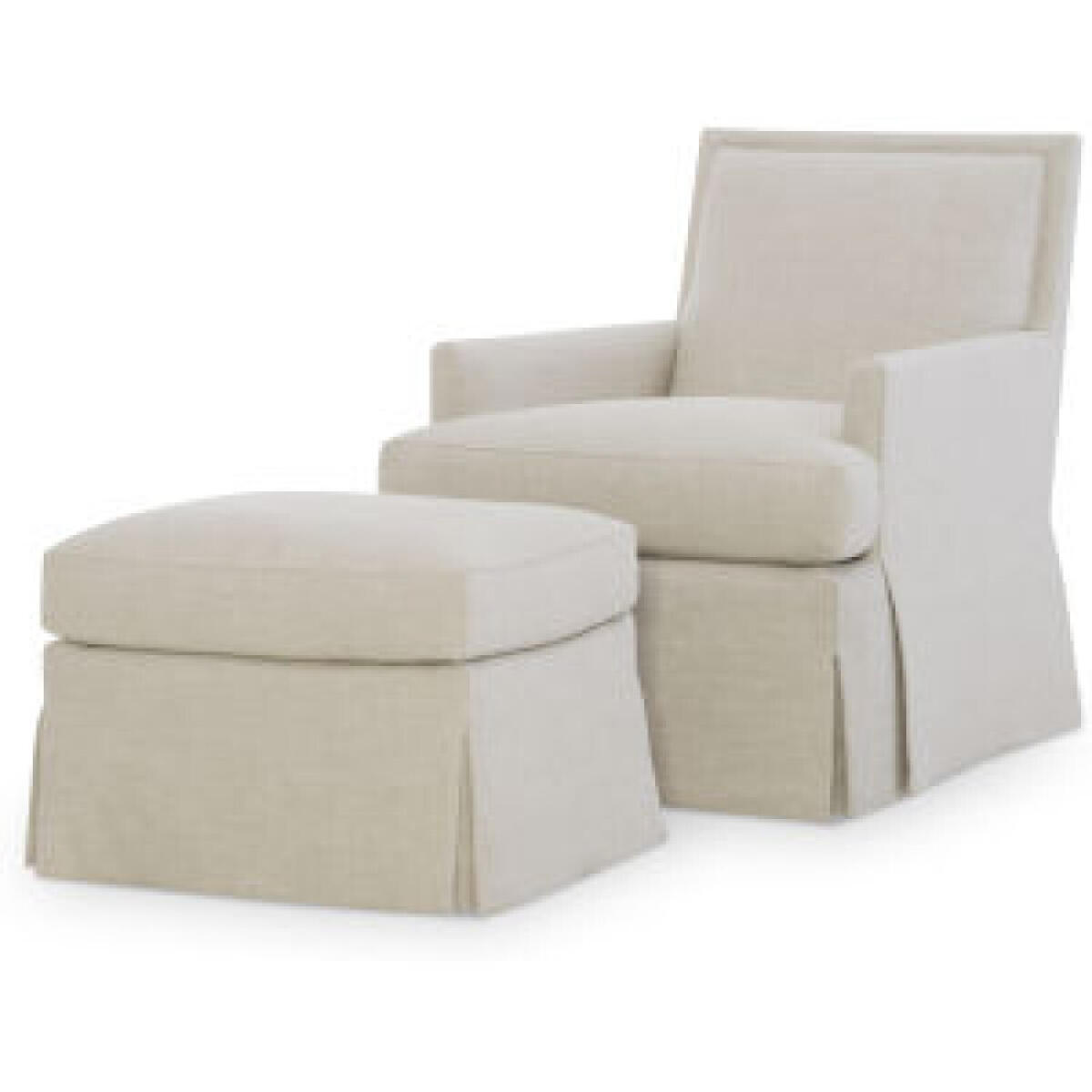 544-23 Mallory Ottoman Ottomans & Poufs Cream 2 544-23 Mallory Ottoman Ottomans & Poufs Cream 2