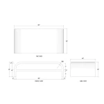 Vannes Coffee Table W/ Shelf Cocktail & Coffee Tables Bramble 20