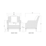 St.james Slipcoveed Chair - Image 8