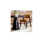 Asher Upholstered Faux Leather Dining Chair - Image 4