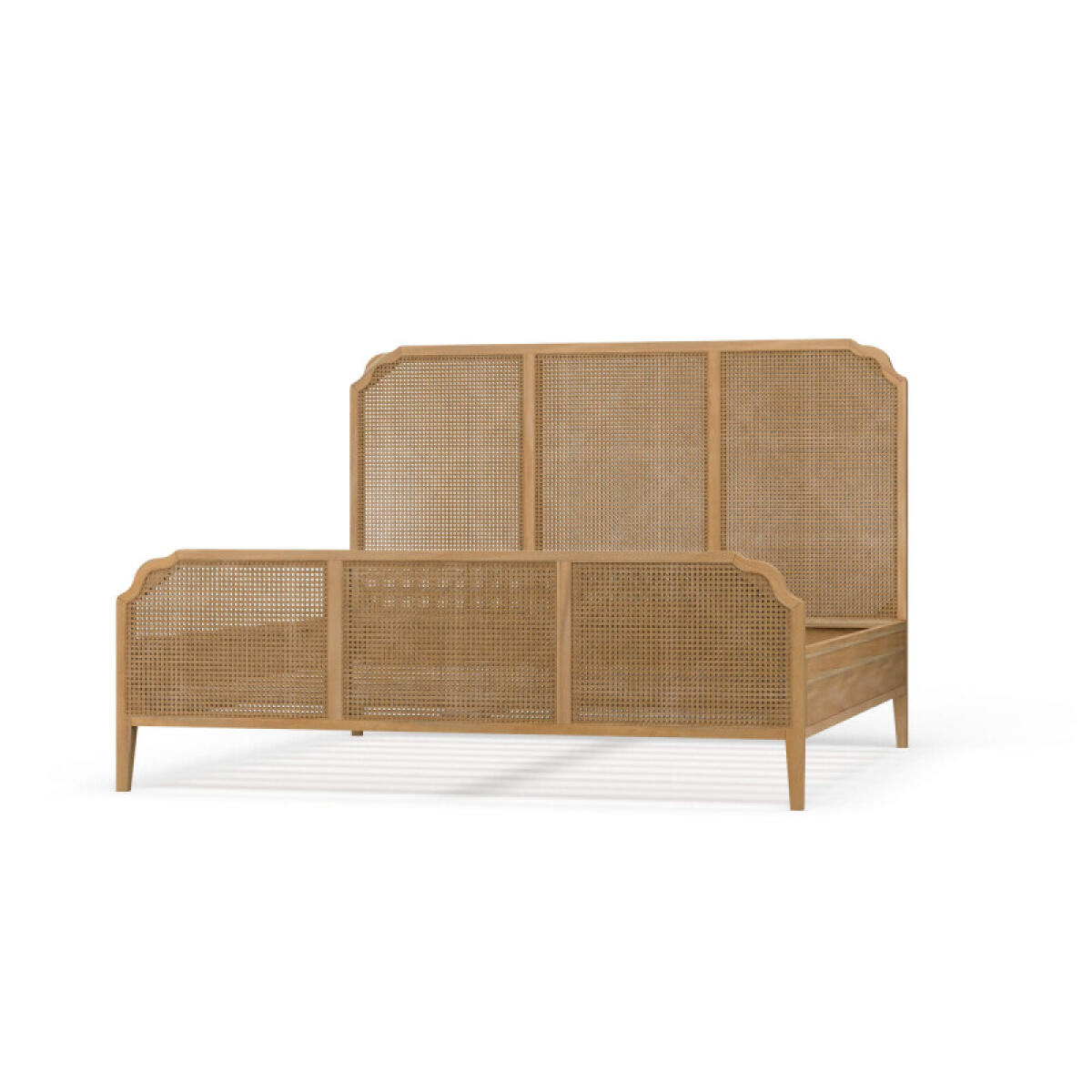 e237ae7e8416fdc3f43027e67c911978 Marisol Bed W/ Rattan - Image 1