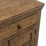 Carolina Park Server Dining Storage Amber Brown 24