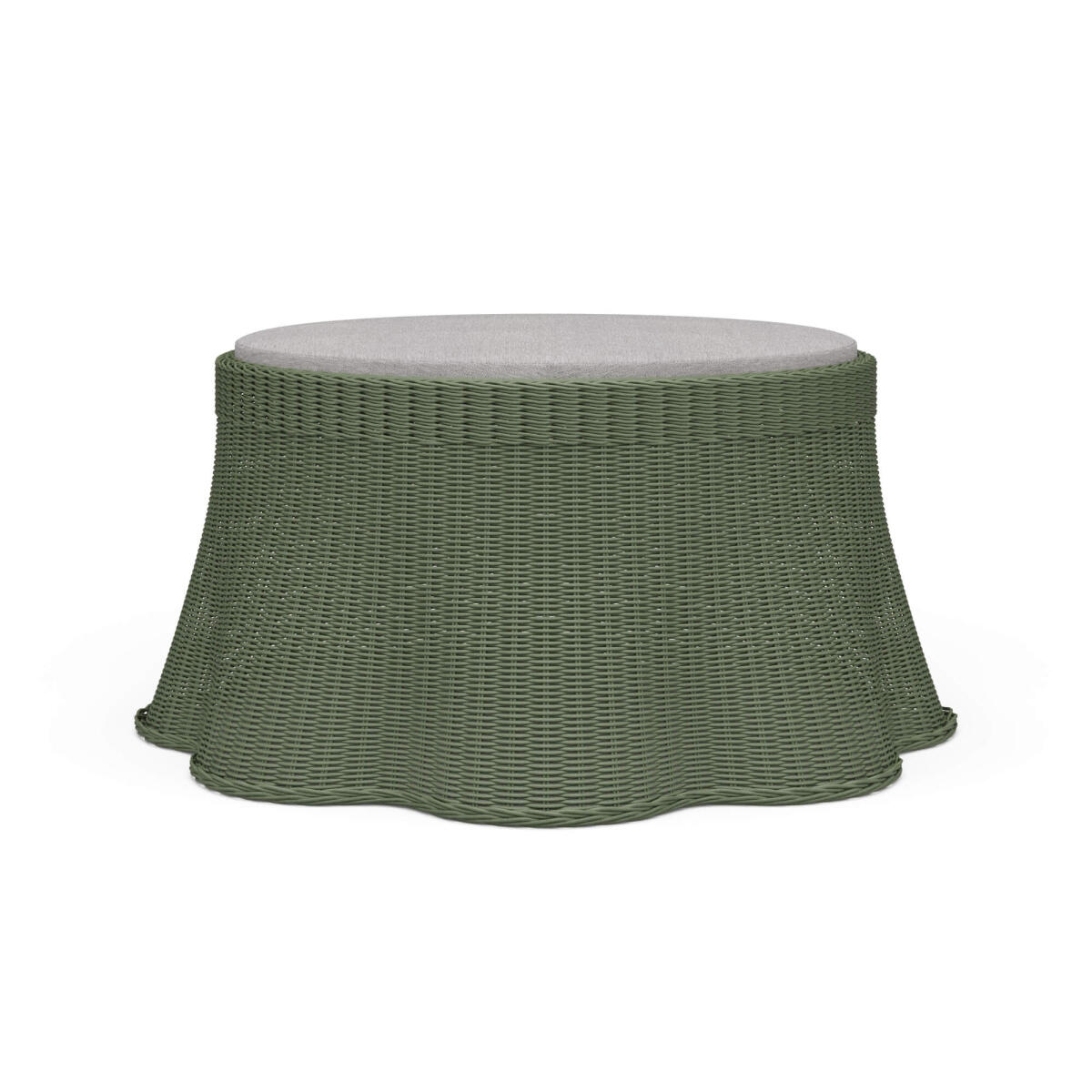 Newport Rattan Ottoman W/ Cushion Ottomans & Poufs Bramble 2 Newport Rattan Ottoman W/ Cushion Ottomans & Poufs Bramble 2