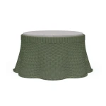 Newport Rattan Ottoman W/ Cushion Ottomans & Poufs Bramble 21