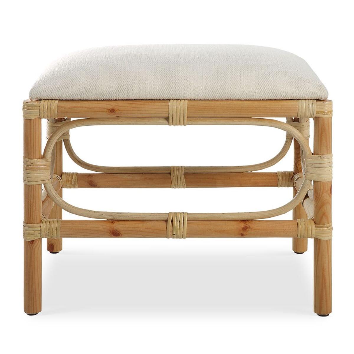 e248bcf6b054a38c303cf10cce7133af Laguna Small Bench, White - Image 1