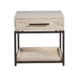 Modern Dove Nightstand