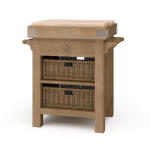 Sonoma Island W/ Rattan Baskets