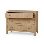Kagu 3 Drawer Dresser W/ Rattan - Image 7