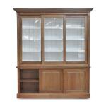 Hudson 88'' Bookcase W/ 3 Sliding Doors - Image 6