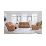 Raymond Leather Power Reclining Loveseat with Center Console - Image 4