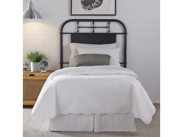 Vintage Series Twin Metal Headboard – Black Bed Parts Bed Parts