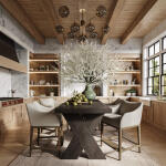 Elanor Counter Stool W/ Arms - Image 4