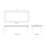 Chloe Rectangular Dining Table - Image 3