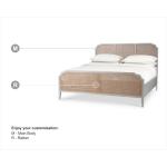 Marisol Bed W/ Rattan