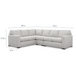 Anson Track Arm L-Shaped Sectional Sectionals Bassett Furniture 13
