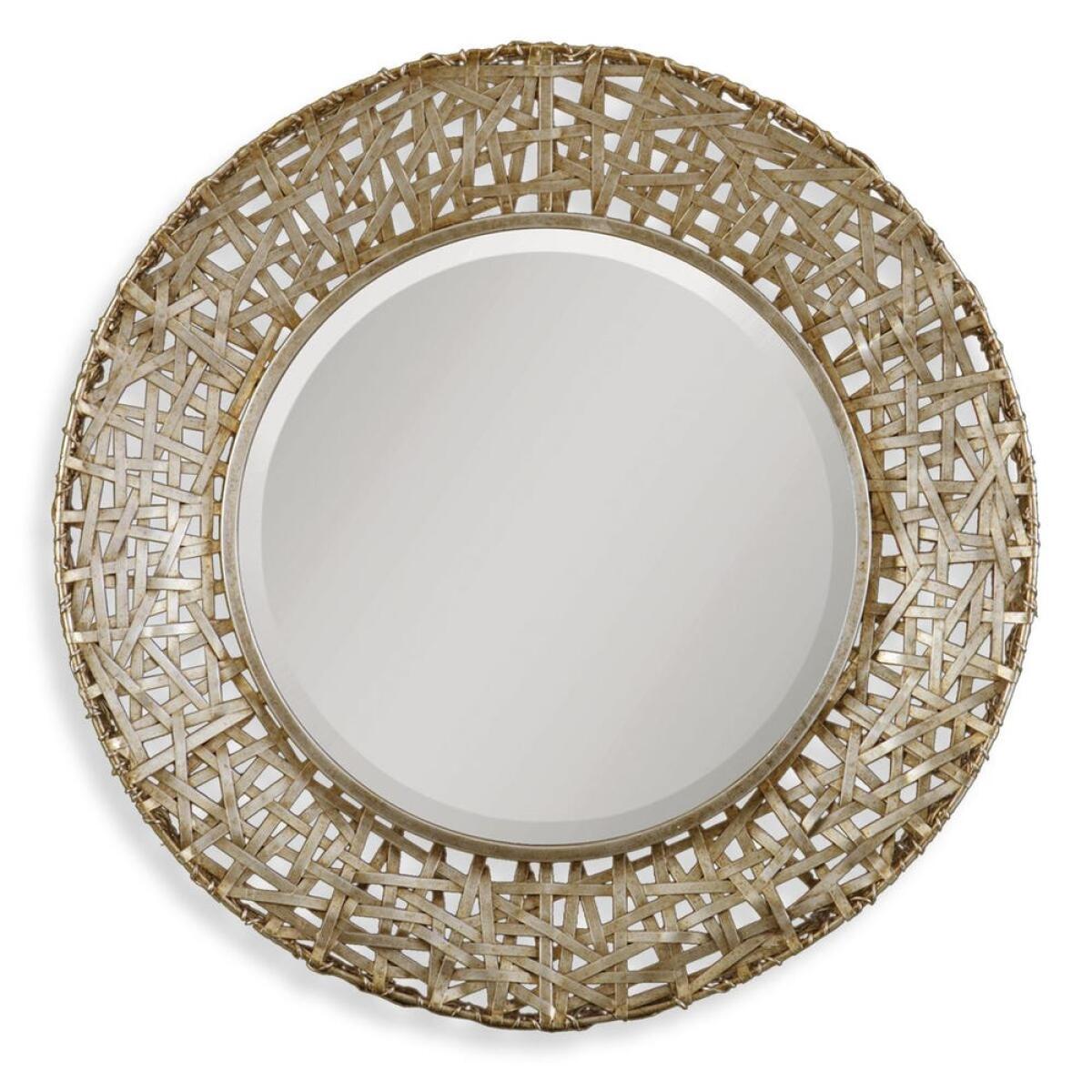 e2ec65ad2fc5d9f9ee8d66af929e62bf Alita Round Mirror, Champagne - Image 1
